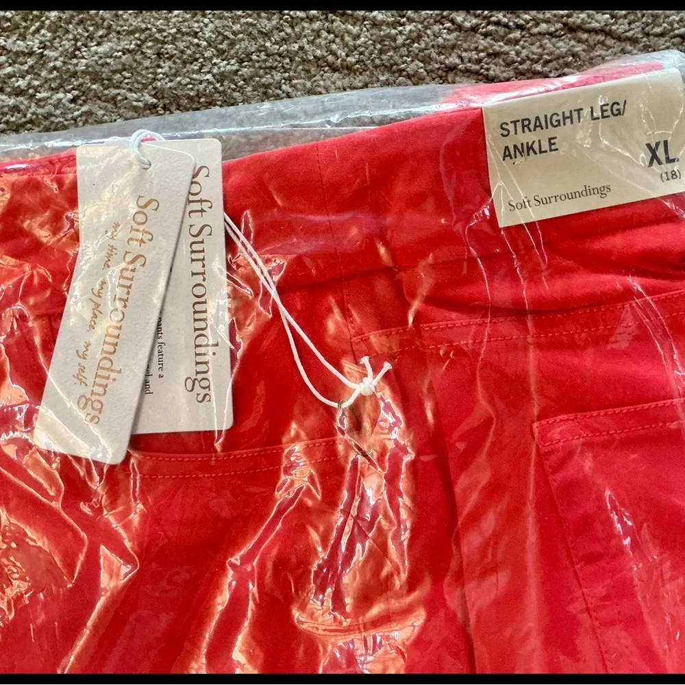 SOFT SURROUNDINGS Flattering Stretch Pull-On Slim Full-Leg- NEW XL - Picture 2 of 4